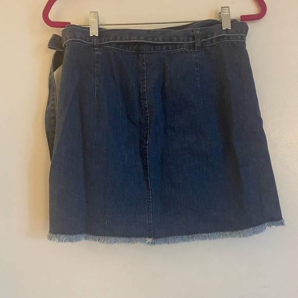Madewell Wrap Denim Mini - Picture 2 of 2
